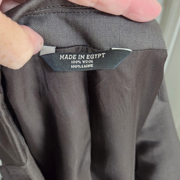 Banana Republic 100 % Wool Men's Brown Blazer Size 46R - Picture 5 of 5